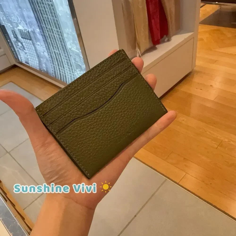 NWT Coach Slim ID Card Case CP209 Olive Leather